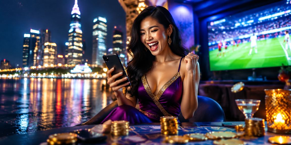 Khách hàng ở sòng casino Hồ Chí Minh trải nghiệm game slots neon